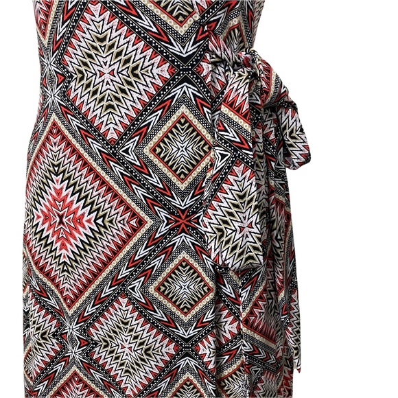 SUZY SHIER Wrap Short Sleeves Dress Size Small - Picture 4 of 10